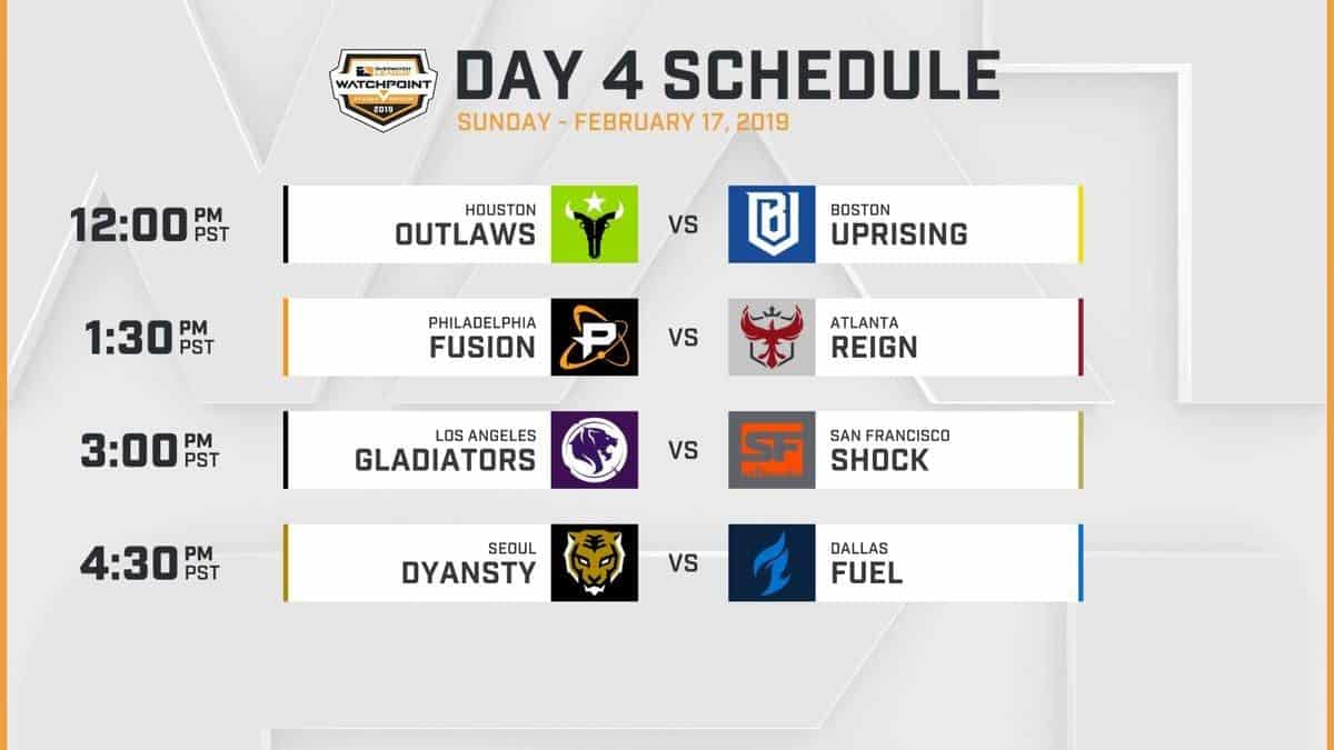 OWL Season 2 Day 4