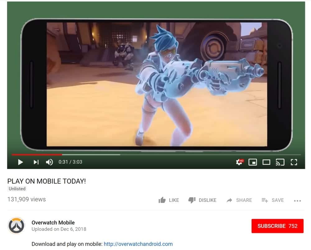 Overwatch Mobile Scam