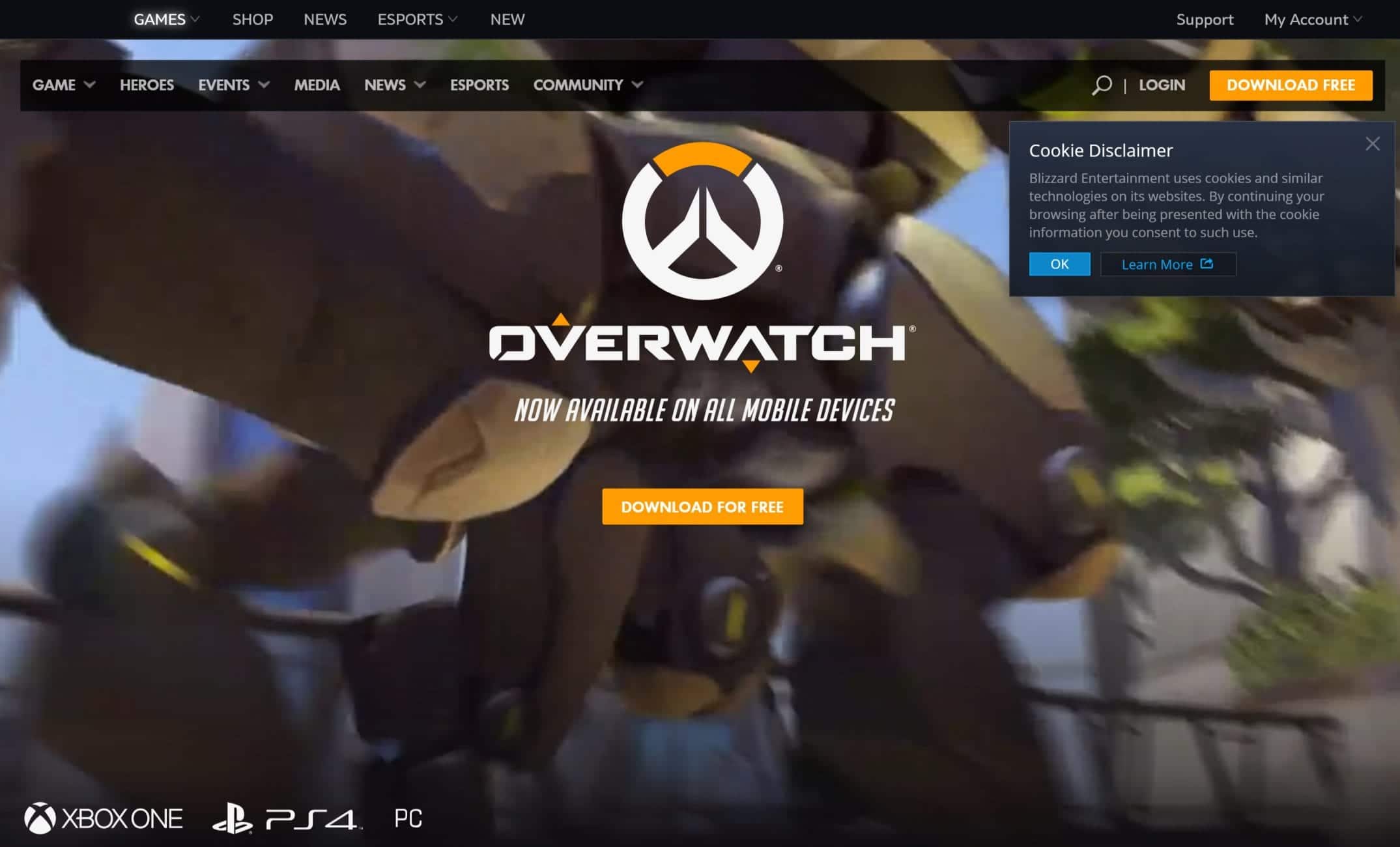 Overwatch Scam Website
