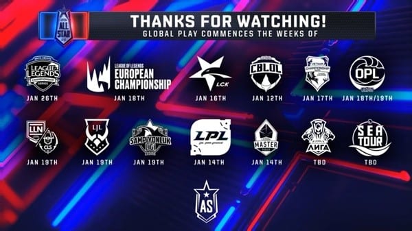 League of Legends Games to Watch: Week of 1/20 – 1/27