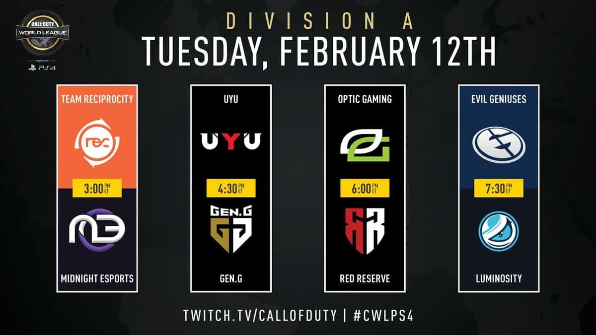 CWL Call of Duty World League