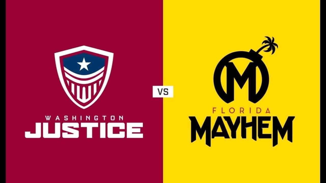 Washington Justice vs Florida Mayhem