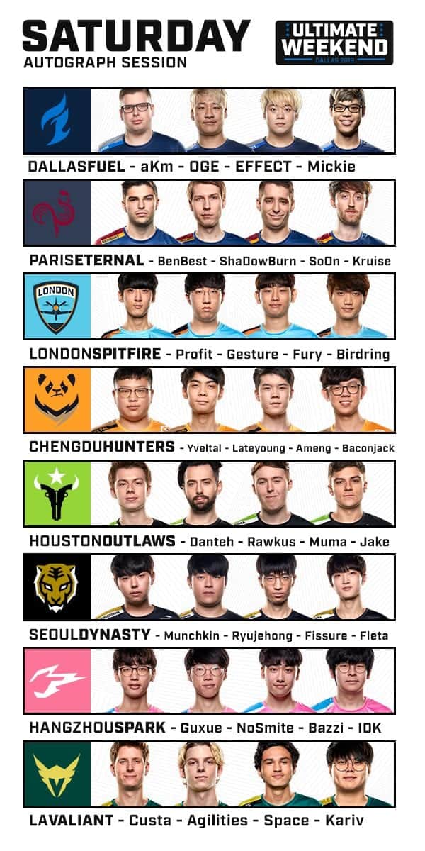 OWL Weekend Signings