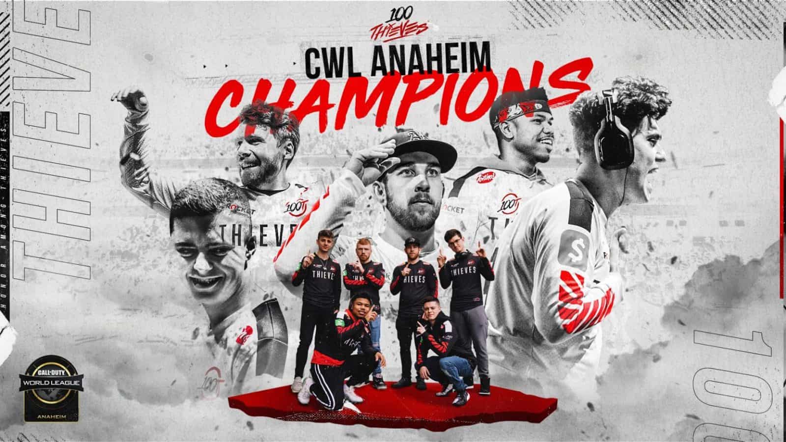 CoD: 100 Thieves Dominate CWL Anaheim to Become Back-to-Back LAN Champions