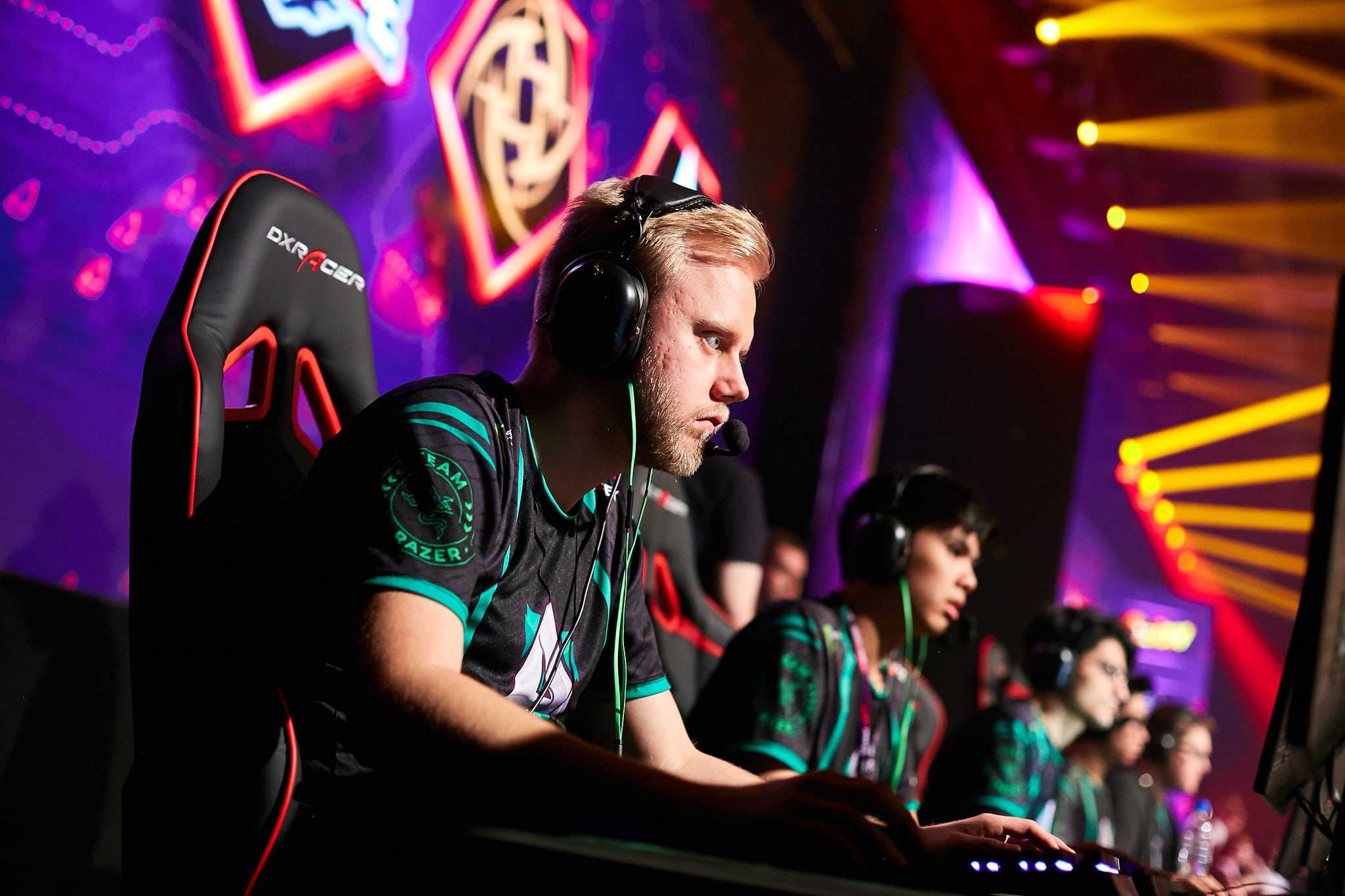 Team Alliance seated on the main stage at Kiev ready to compete