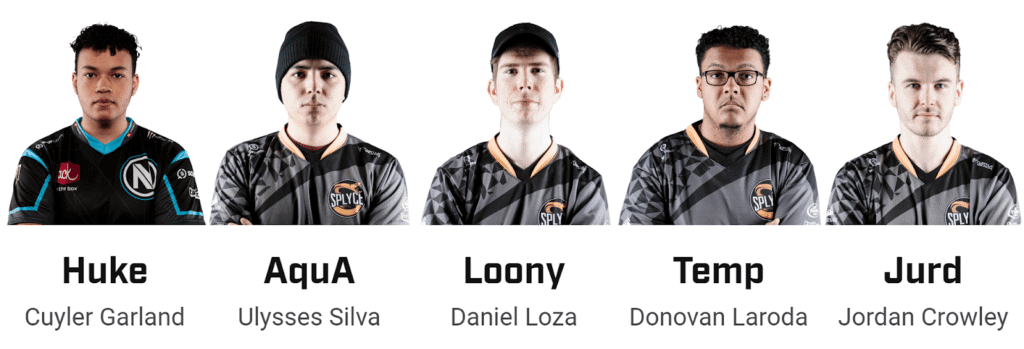 Call of duty world championship CWL 2019 huke aqua loony temp jurd