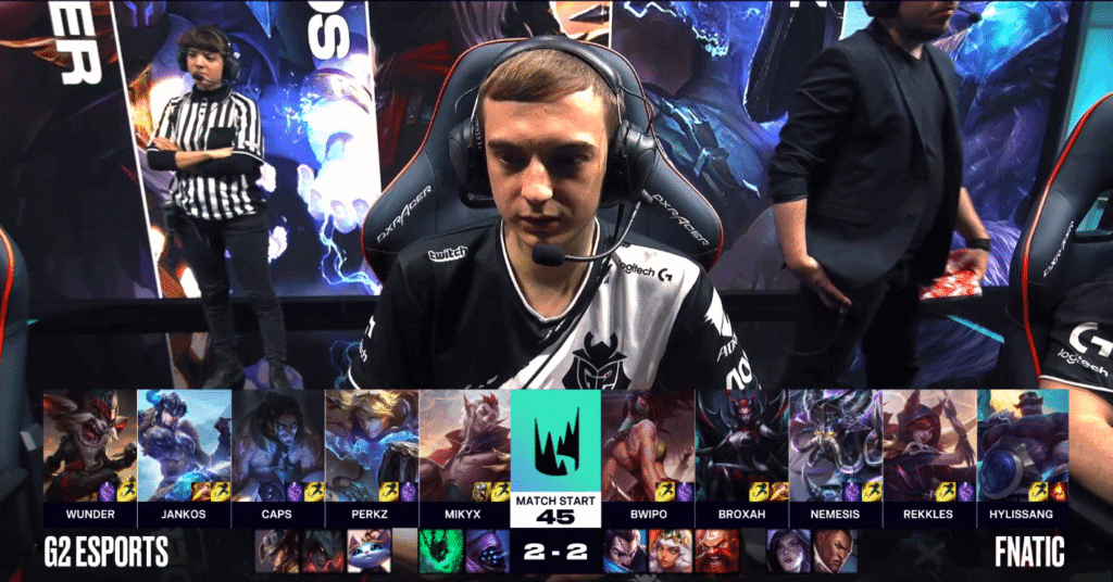 Fnatic G2 Esports LEC Playoff Round 2 Game 5 Caps