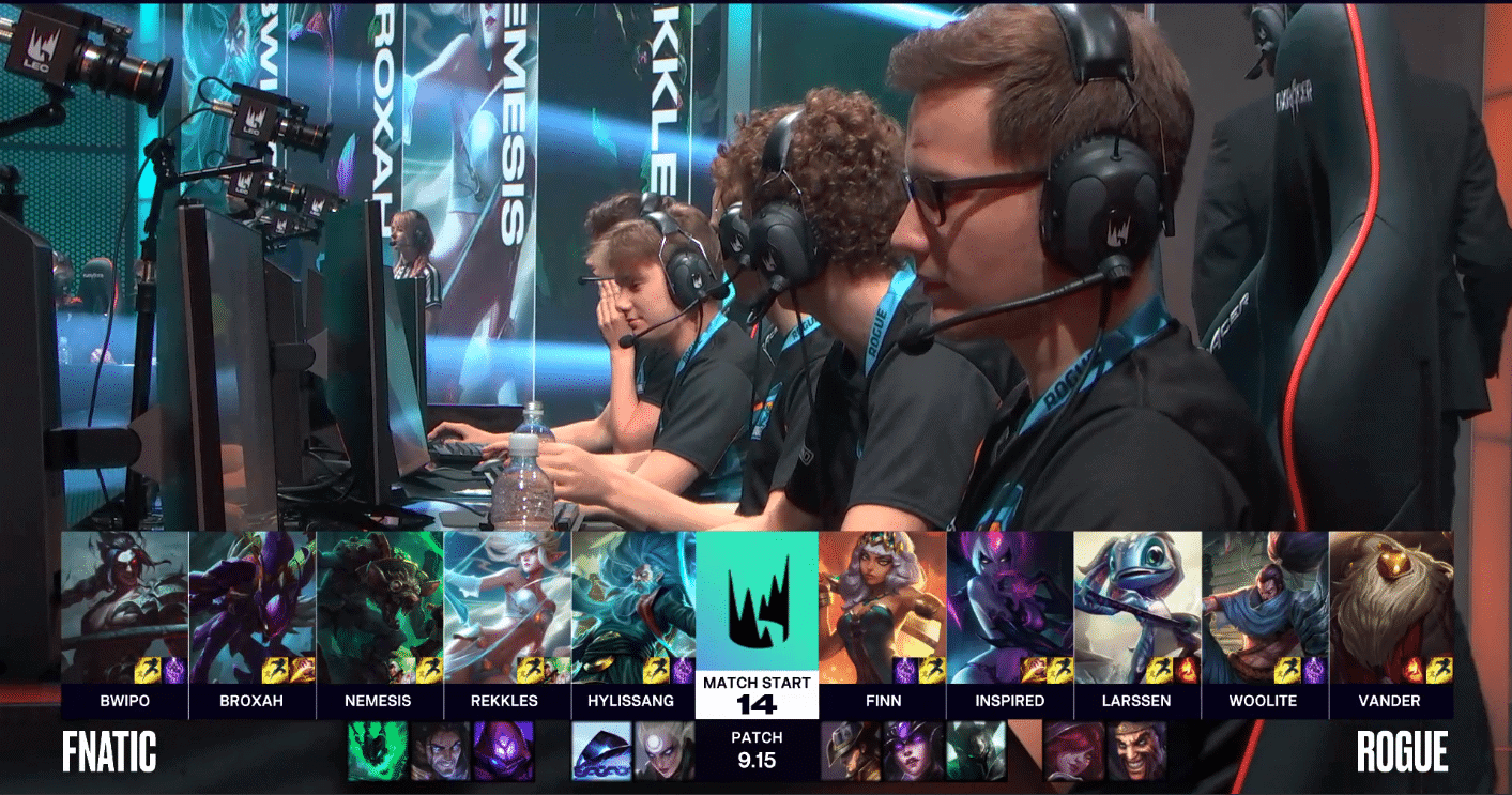 League of Legends European Championship LEC Summer Split 2019 Week Nine 9 Day Two 2 Fnatic FNC Rogue RGE