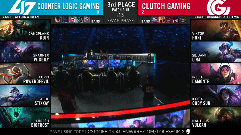 Counter Logic vs Clutch League of Legends LCS