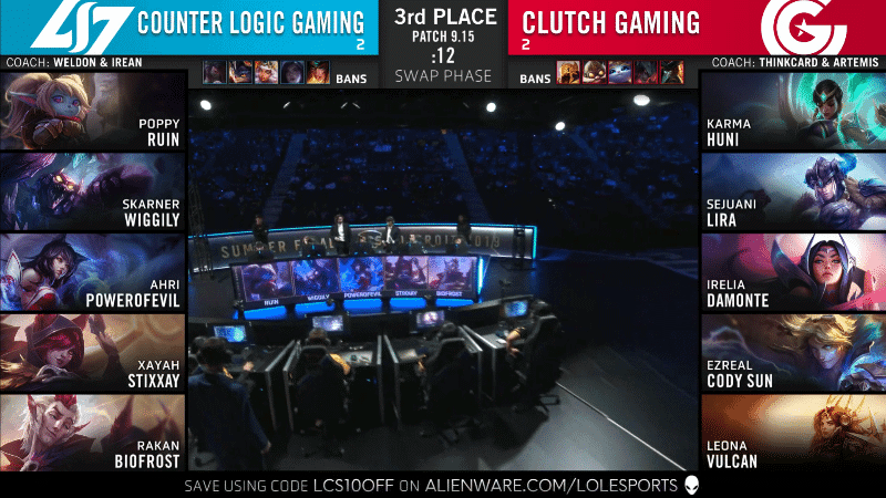 Counter Logic vs Clutch League of Legends LCS