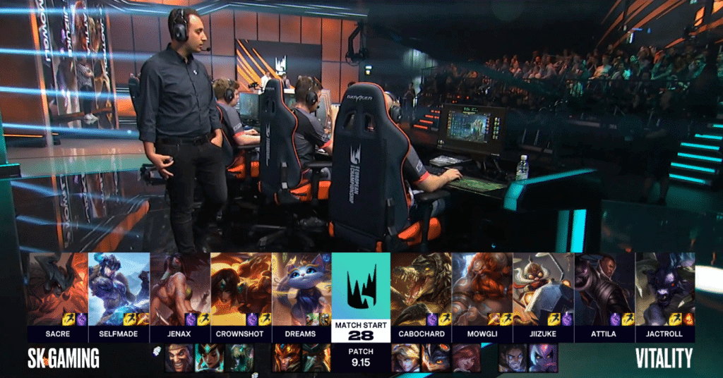 League of Legends European Championship LEC Summer Split 2019 Week Nine 9 Day Two 2 Tiebreaker SK Gaming Vitality SK