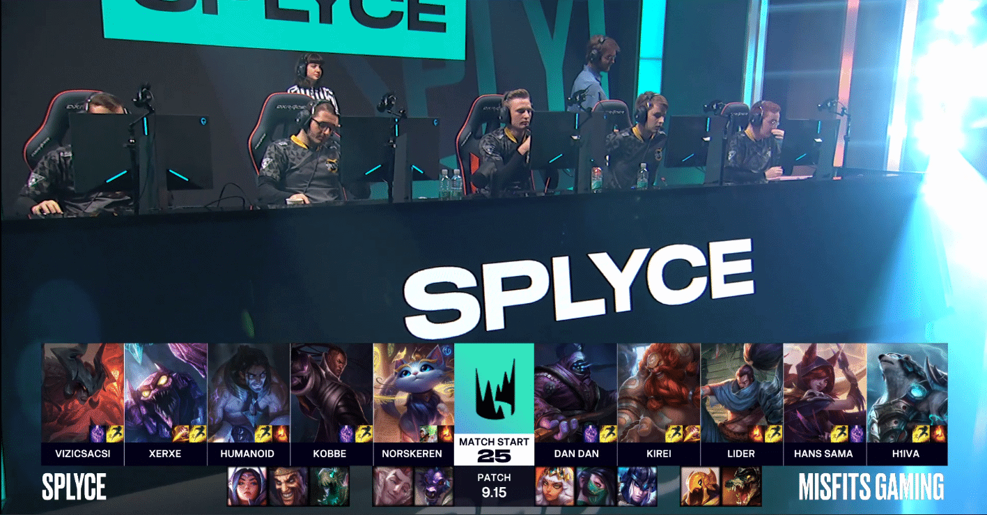 League of Legends European Championship LEC Summer Split 2019 Week Nine 9 Day Two 2 Splyce SPY Misfits MSF