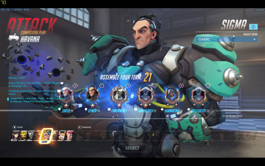 Sigma is now live in Overwatch Competitve