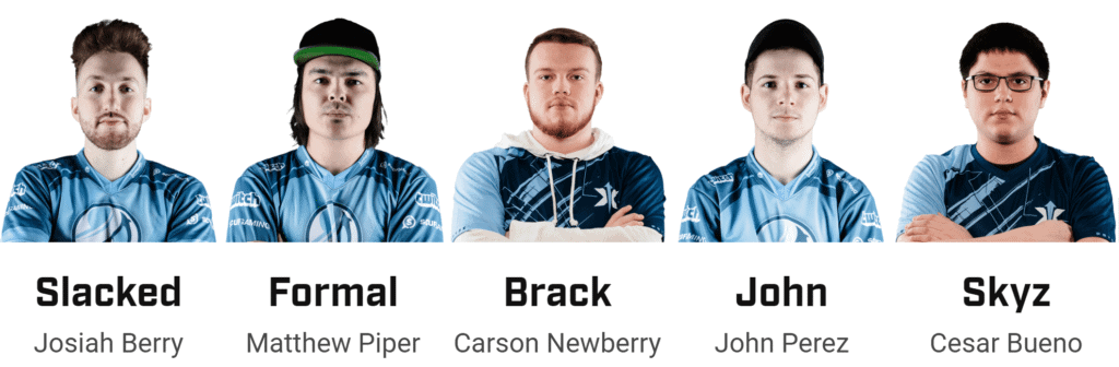 luminosity gaming lg call of duty world league championship CWL 2019 roster slacked formal brack john skyz