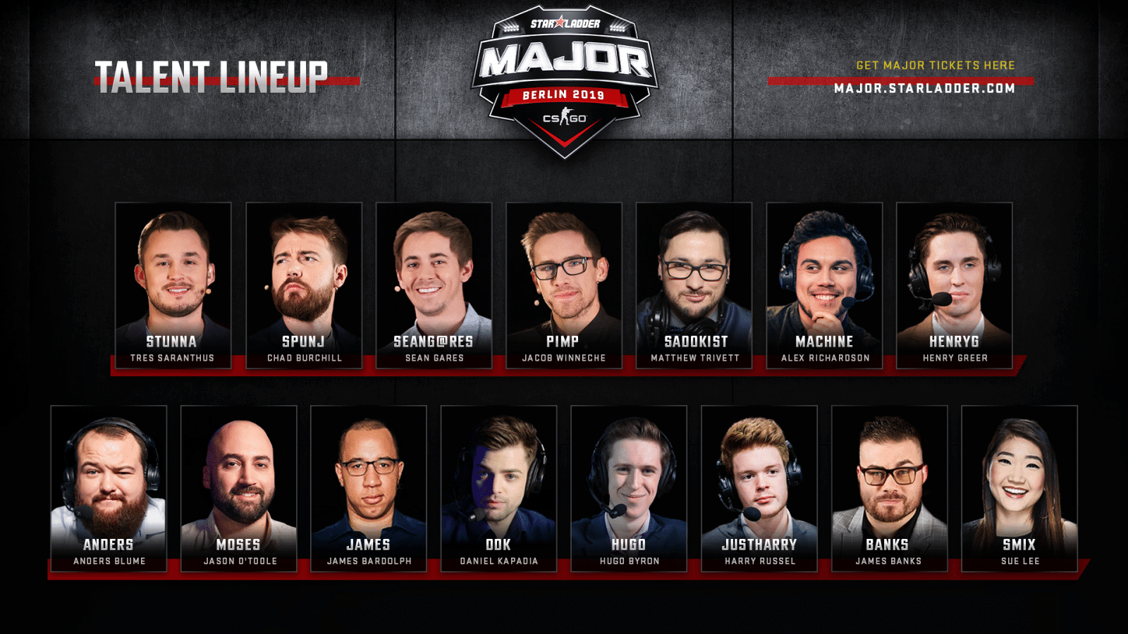 CSGO: StarLadder Major Talent Revealed