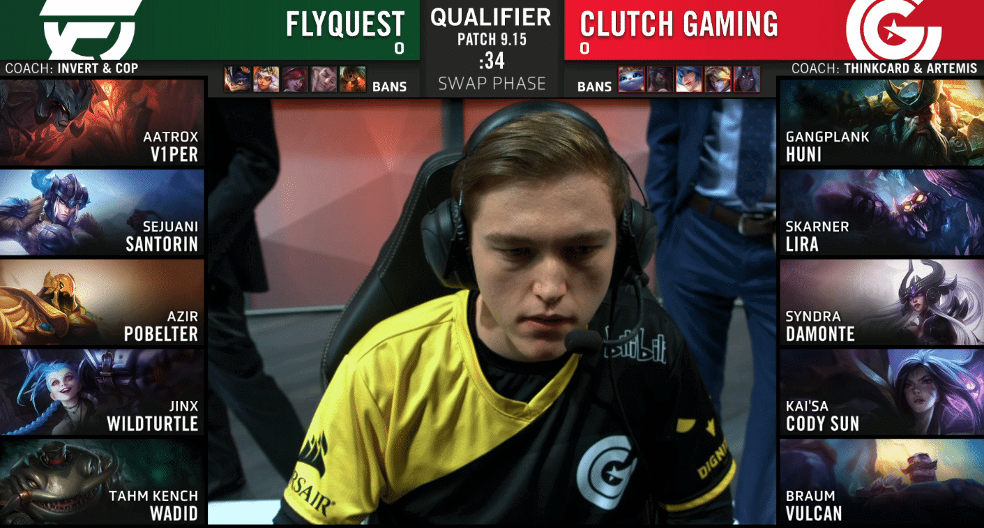 Flyquest FLY vs Clutch Gaming CG Gauntlet LCS Game 1 Damonte