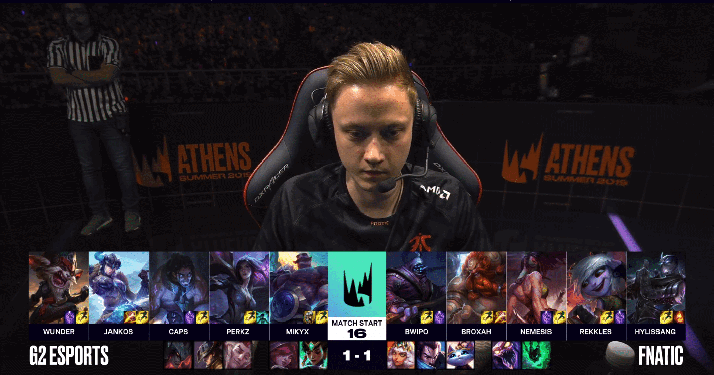 G2 Esports vs Fnatic FNC Summer Finals Game Three Rekkles