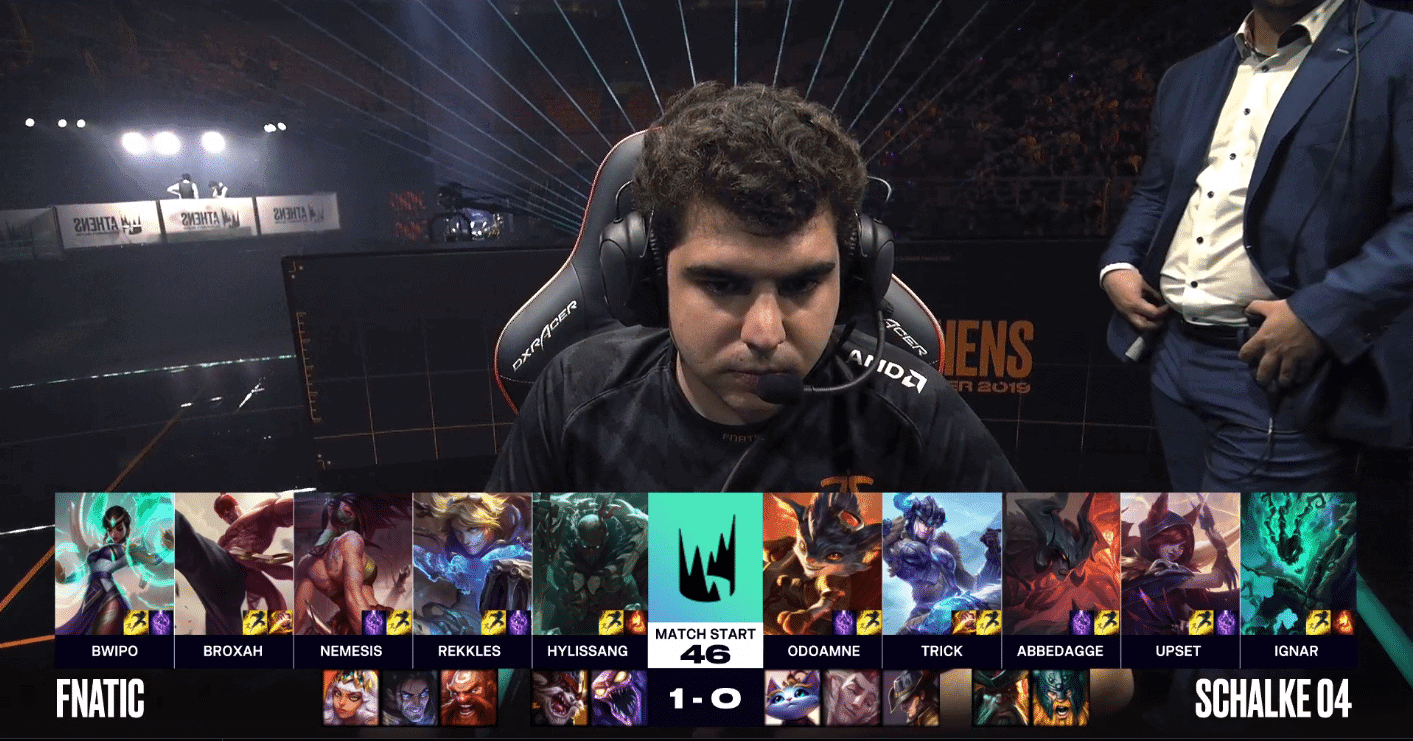 Schalke 04 S04 vs Fnatic FNC LEC Summer 2019 Semifinal Game 2 Bwipo