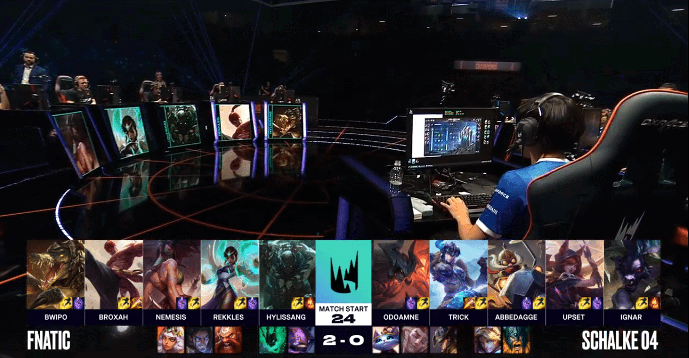 Schalke 04 S04 vs Fnatic FNC LEC Summer 2019 Semifinal Game 3 