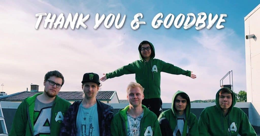 Alliance Parts Ways with their Dota 2 Roster
