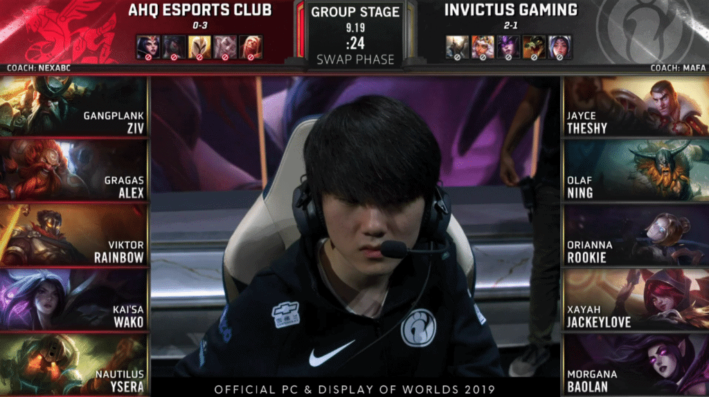 LoL Worlds 2019 Groups Day 8 AHQ IG