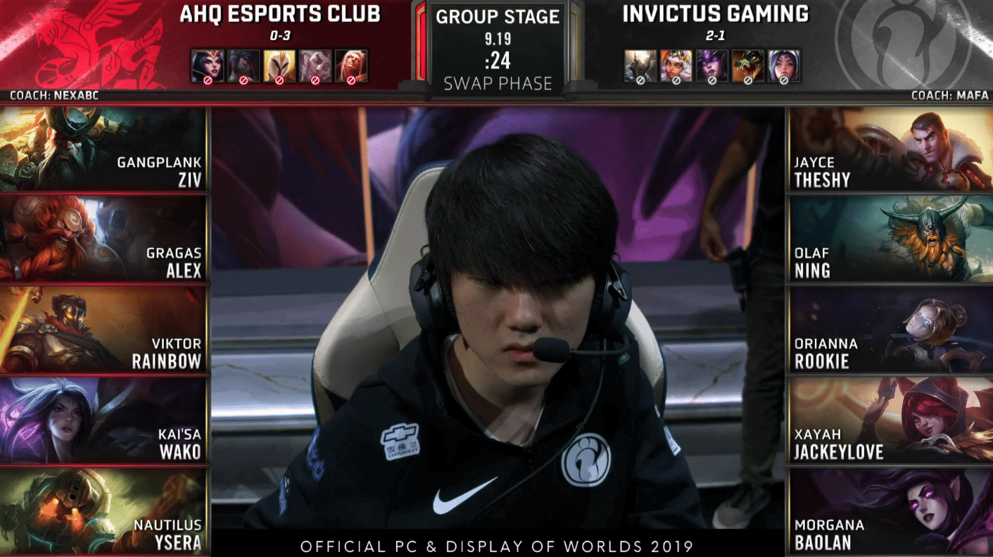 LoL Worlds 2019 Groups Day 8 AHQ IG