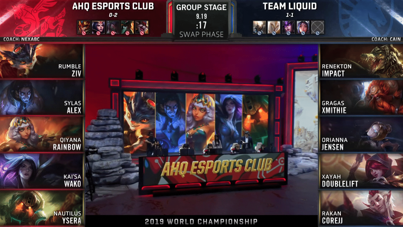 LoL Worlds 2019 Groups Day 3 AHQ TL
