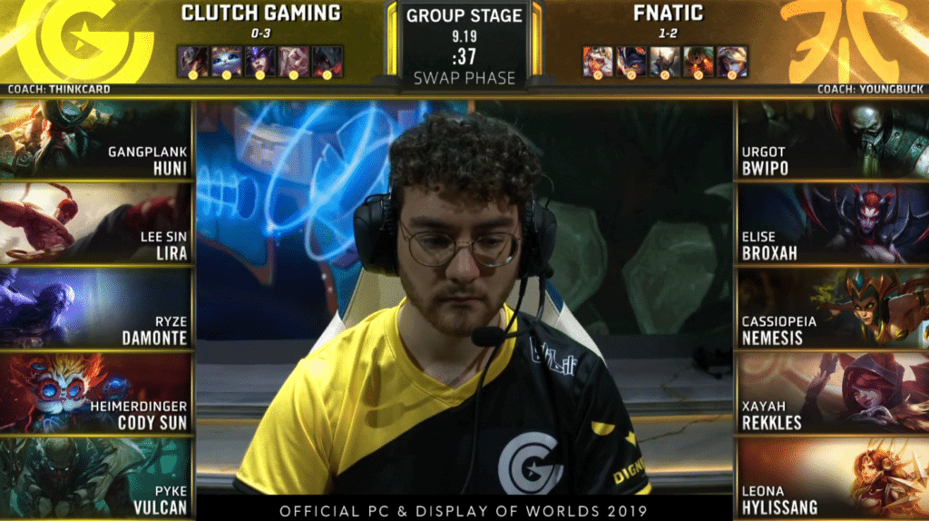 LoL Worlds 2019 Groups Day 7 CG FNC