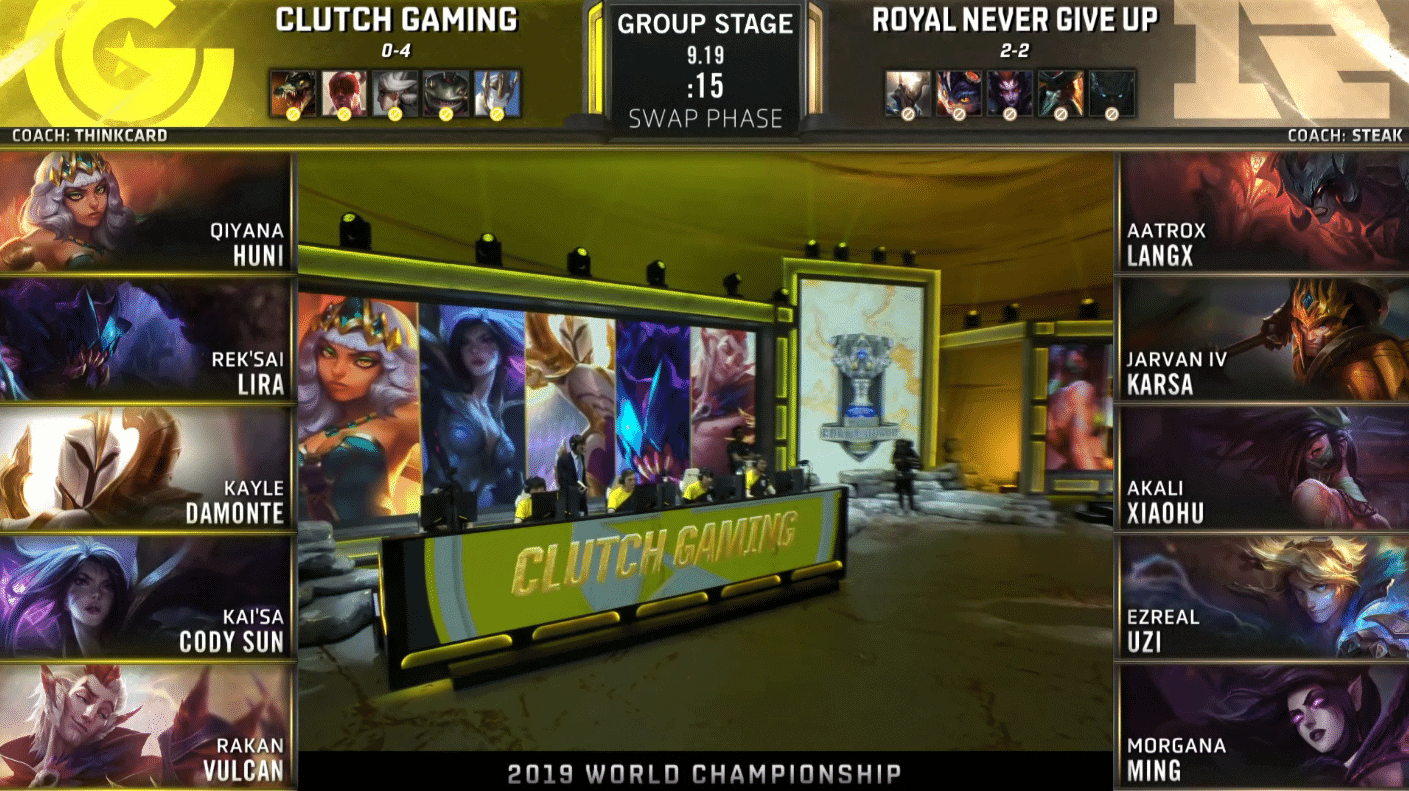 LoL Worlds 2019 Groups Day 7 RNG CG