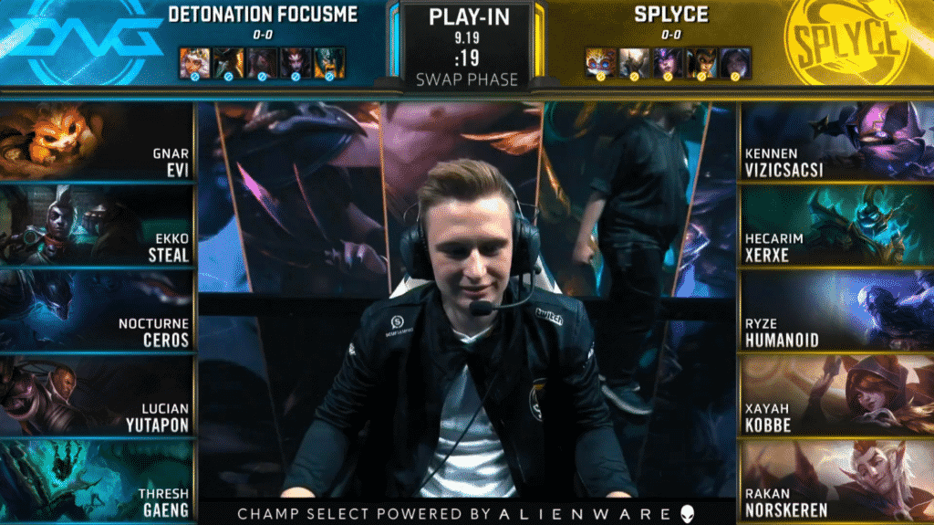 LoL Worlds 2019 Play Ins Day One DFM SPY