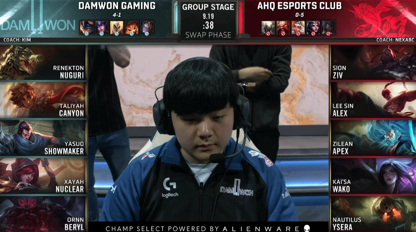 LoL Worlds 2019 Groups Day 8 DWG AHQ