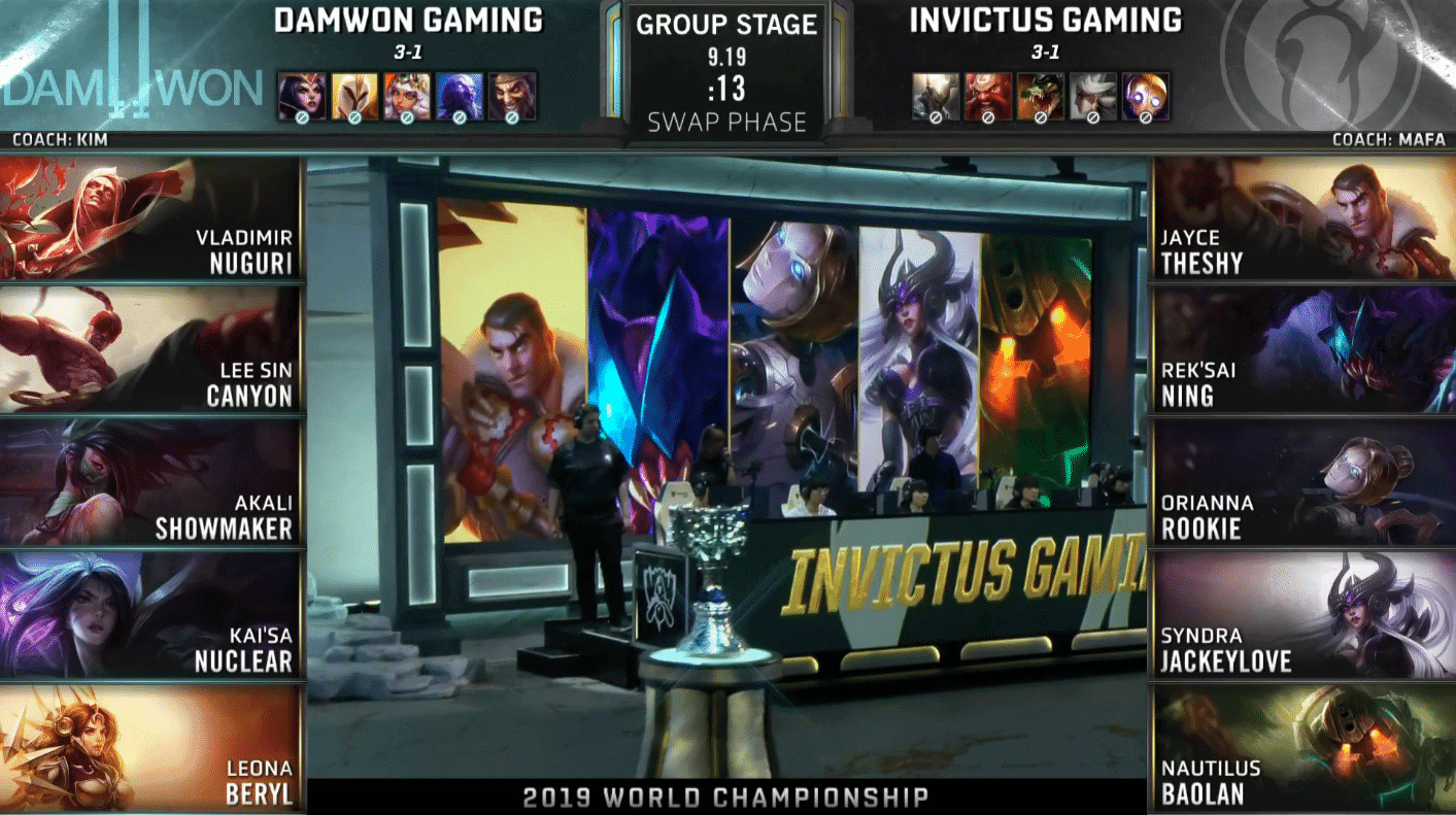 LoL Worlds 2019 Groups Day 8 DWG IG