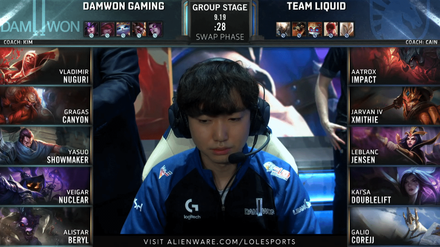 LoL Worlds 2019 Group Stage Day One DWG TL