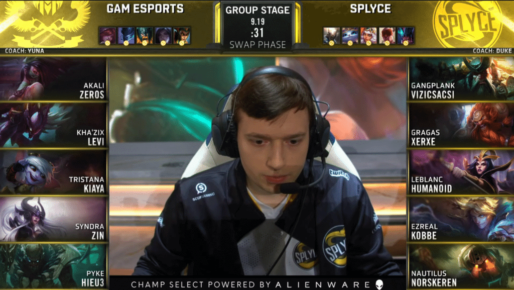 LoL Worlds 2019 Group Stage Day One GAM SPY
