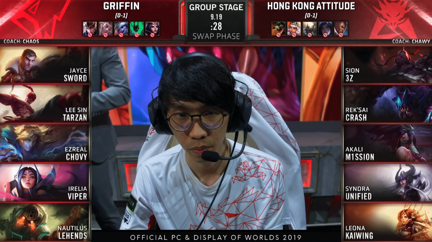 LoL Worlds 2019 Groups Day 3 GRF HKA