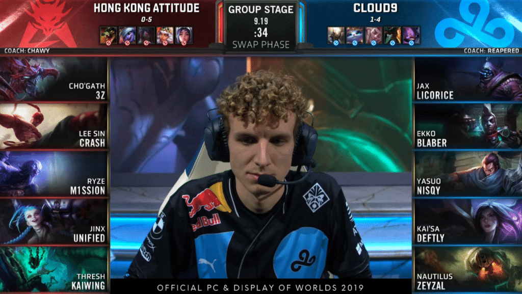 LoL Worlds 2019 Groups Day 6 HKA C9
