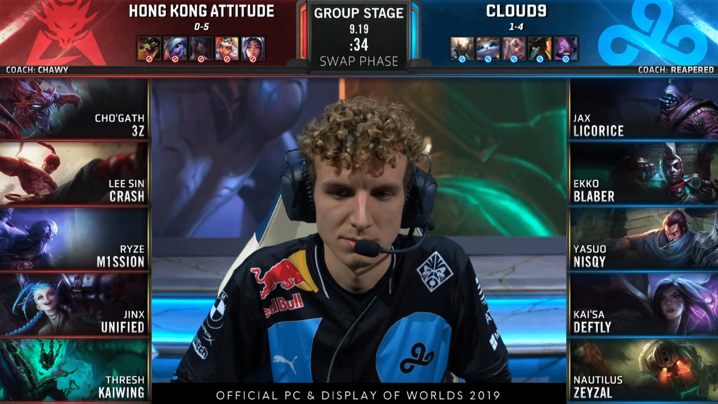 LoL Worlds 2019 Groups Day 6 HKA C9