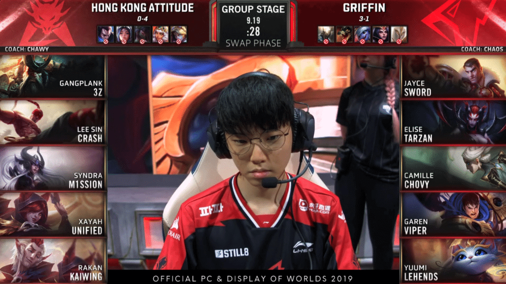 LoL Worlds 2019 Groups Day 6 HKA GRF