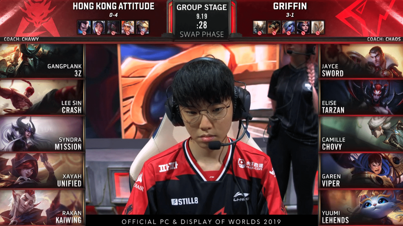 LoL Worlds 2019 Groups Day 6 HKA GRF