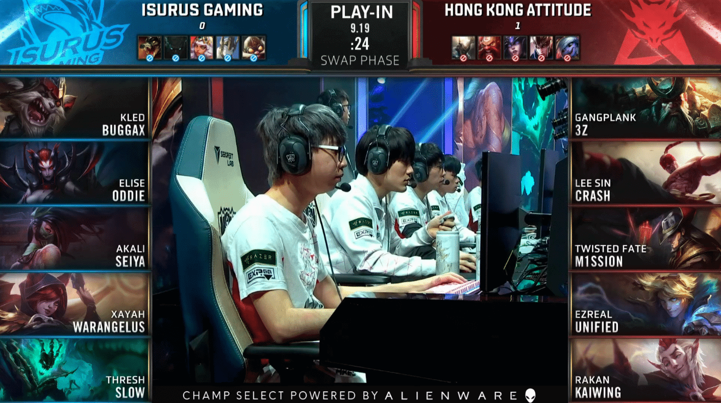 LoL Worlds 2019 Play-In Knockouts HKA ISG Game 2