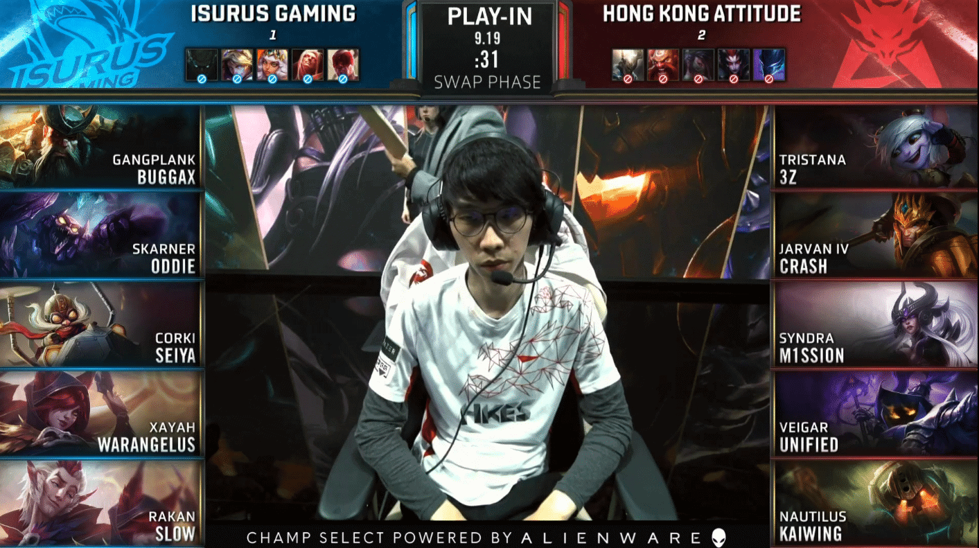 LoL Worlds 2019 Play-In Knockouts HKA ISG Game 4