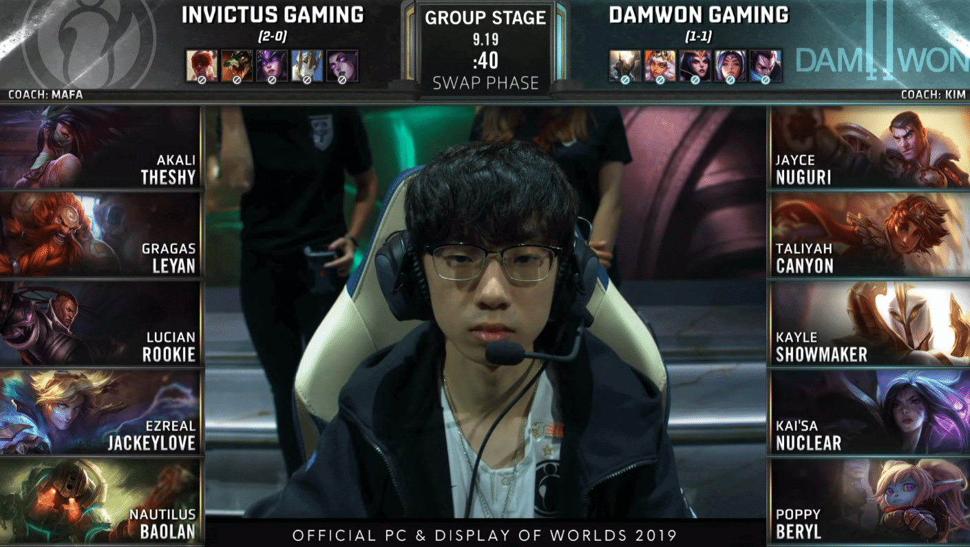 LoL Worlds 2019 Groups Day 3 IG v DWG