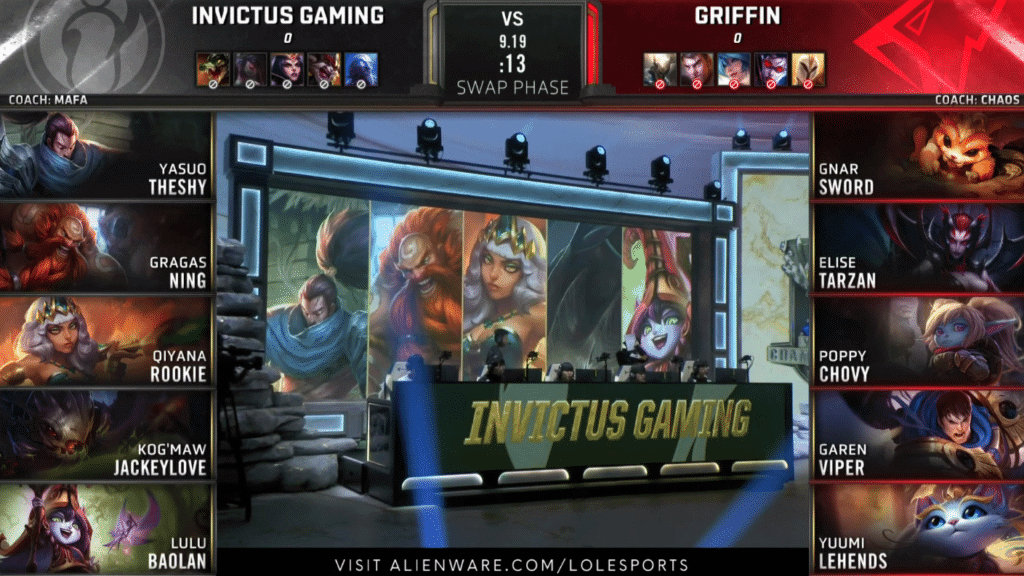 LoL Worlds 2019 Quarterfinals IG GRF Game 1