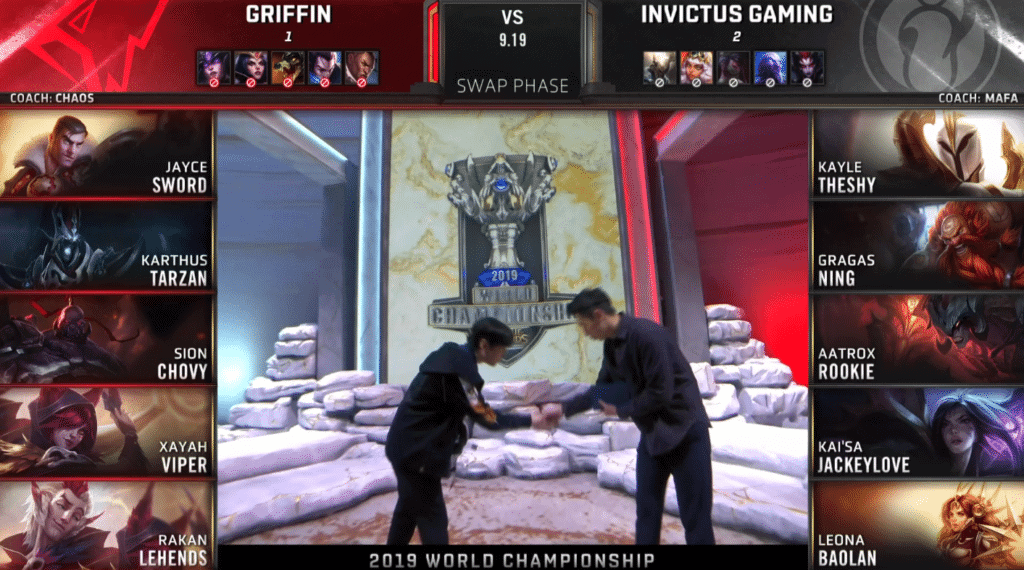 LoL Worlds 2019 Quarterfinal Game 4 IG GRF