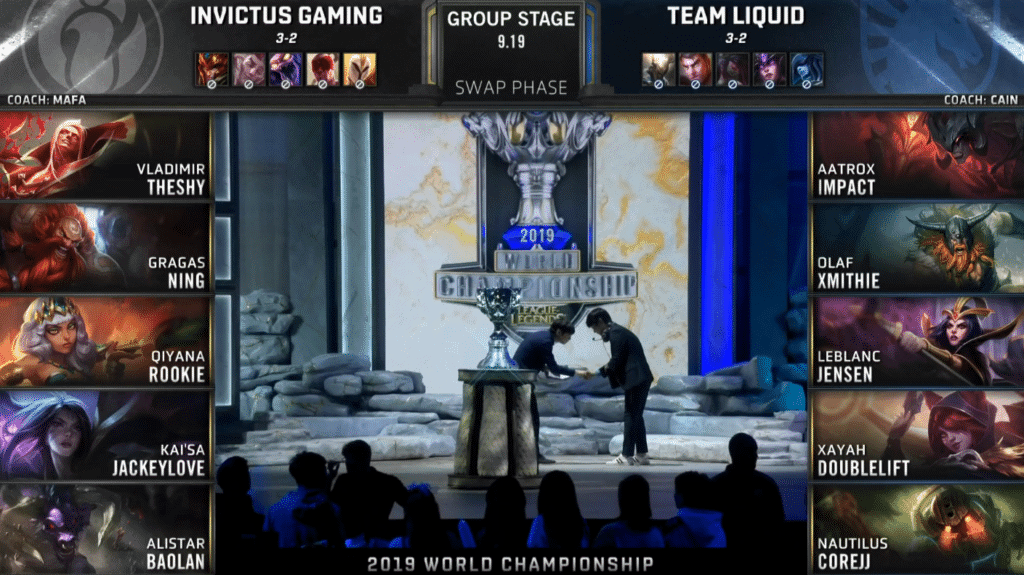 LoL Worlds 2019 Groups Day 8 IG TL