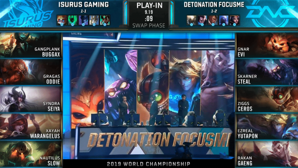 LoL Worlds 2019 Play In Day 3 ISG DFM