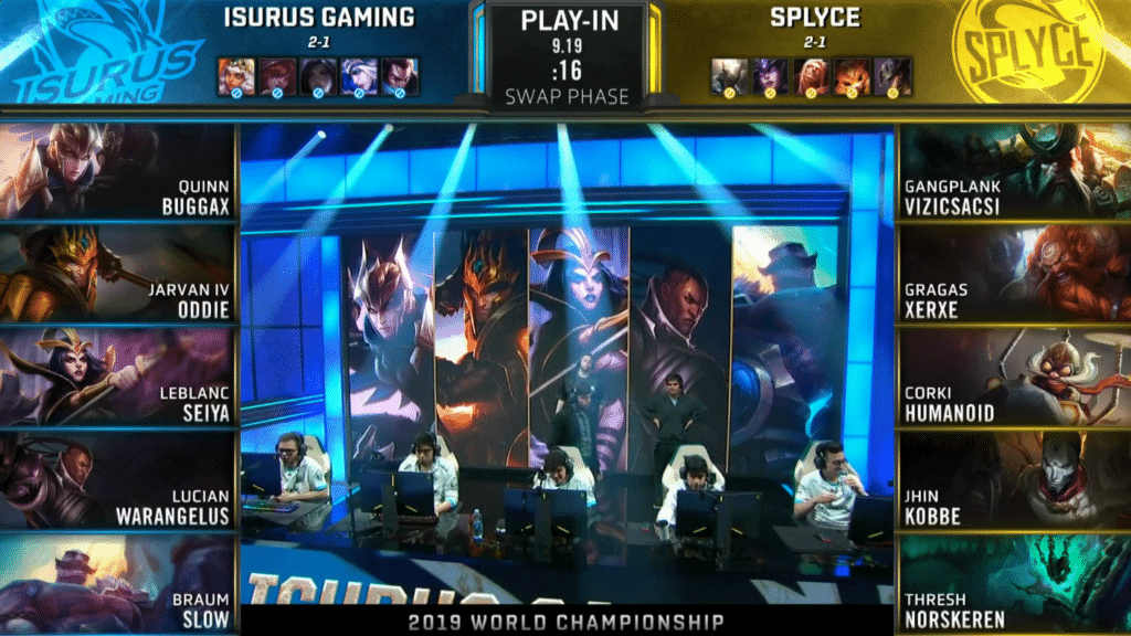 LoL Worlds 2019 Play In Day Three ISG SPY