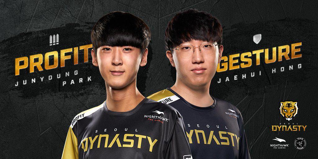 Overwatch: Spitfire Trade Profit and Gesture to the Seoul Dynasty