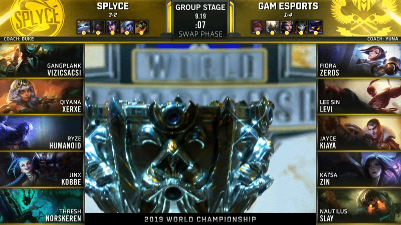 League of Legends Worlds 2019 Groups Day 5 SPY GAM