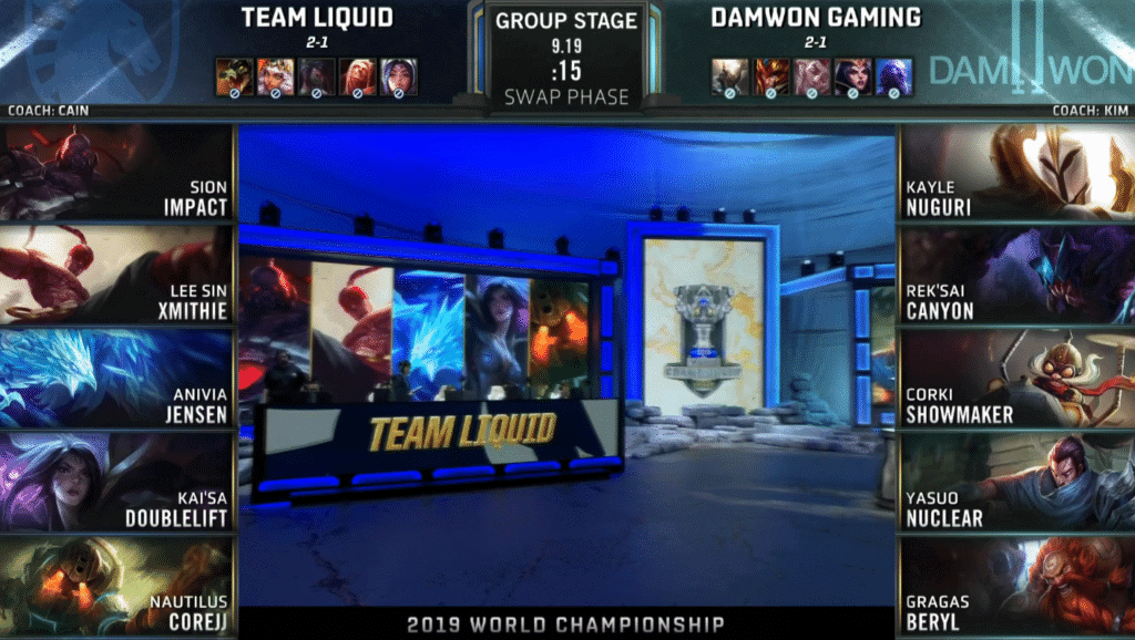 LoL Worlds 2019 Groups Day 8 TL DWG